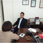 Luật sư Nguyễn Thanh Hà trong buổi phỏng vấn